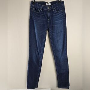 PAIGE Blue‎ Skinny Jeans with Subtle Fading